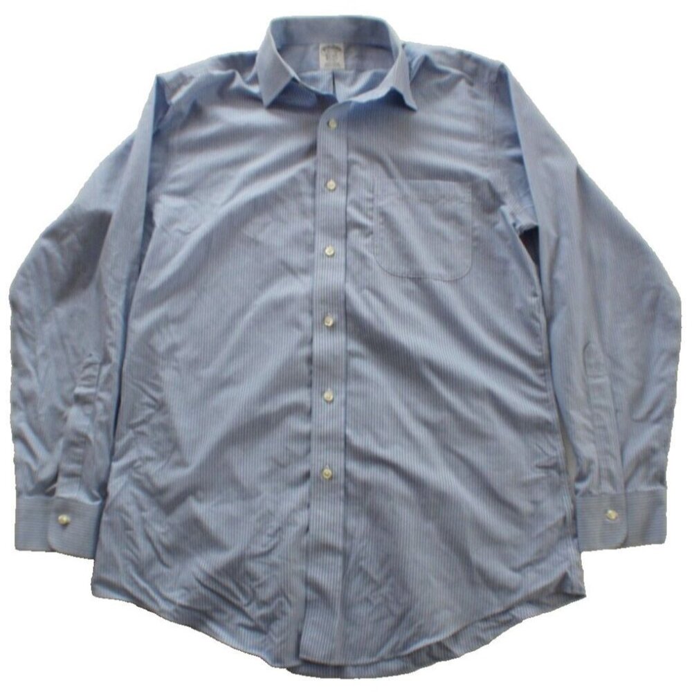 Brooks Brothers Classic Men's Button Up Shirt Size 15.5 - 33